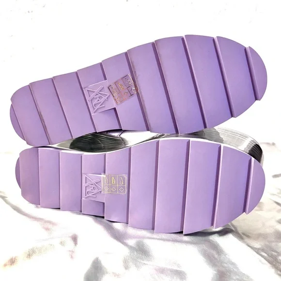 ✨ YRU metallic platform boots 6 - Picture 5 of 12